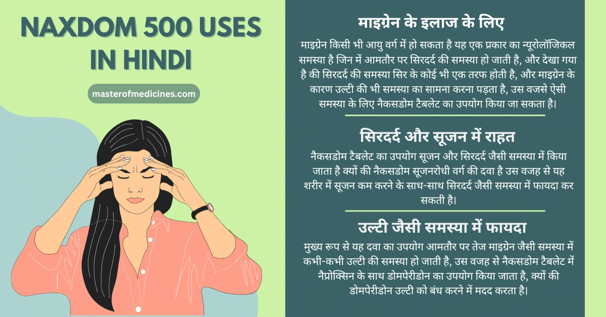 Naxdom 500 Uses in Hindi